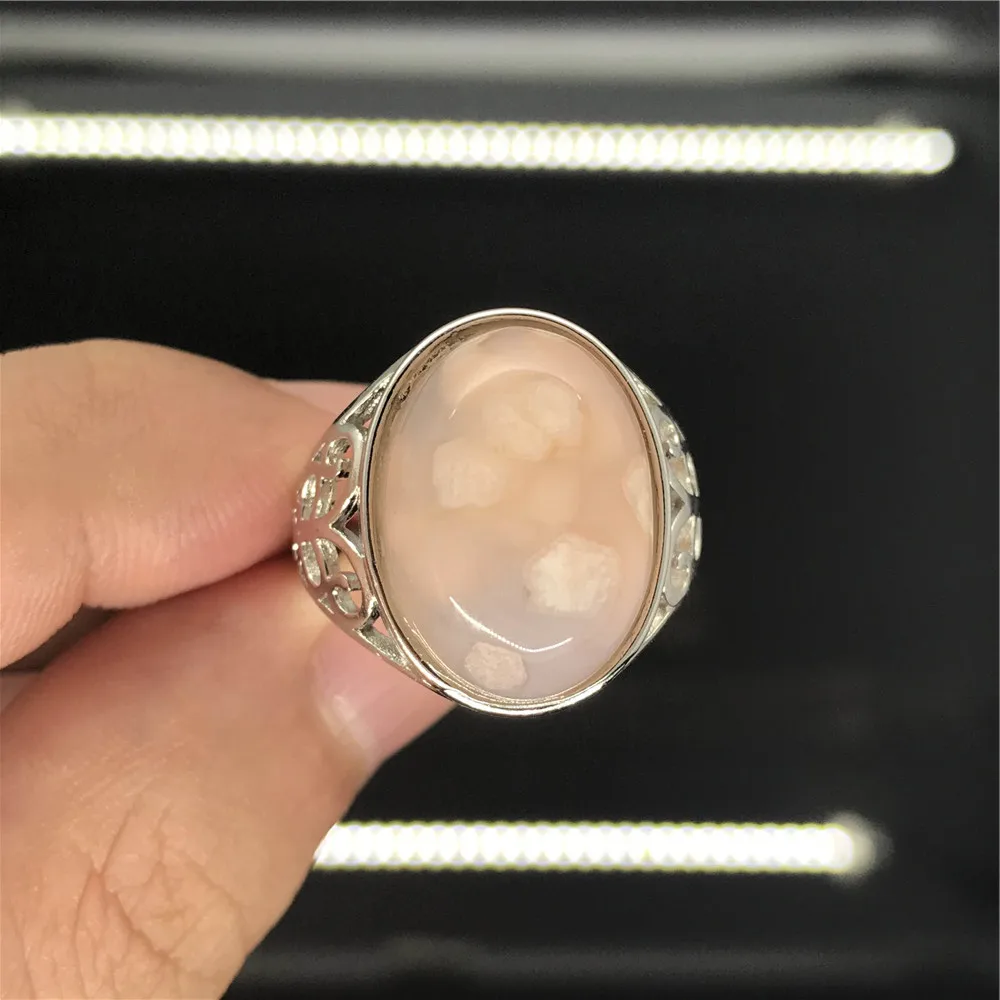 Natural Cherry Agate Ring For Women Lady Men Luck Healing Gift 18x14mm Beads Crystal Gemstone Adjustable Silver Jewelry AAAAA
Natural Cherry Agate Ring For Women Lady Men Luck Healing Gift 18x14mm Beads Crystal Gemstone Adjustable Silver Jewelry AAAAA