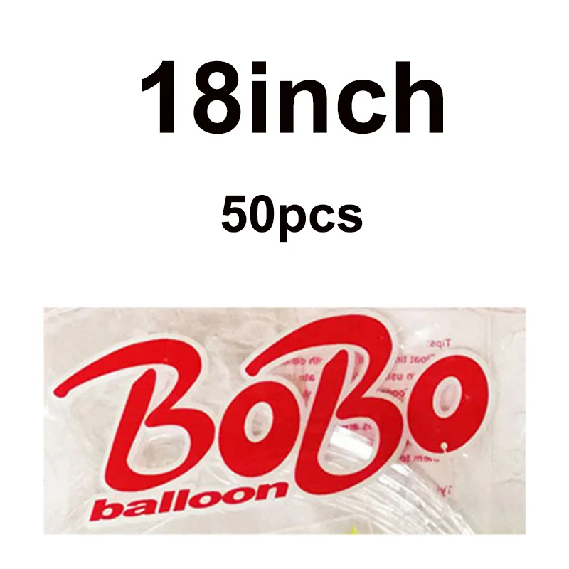 50pcs 18 inch Transparent Clear Bobo Balloons Birthday Party Wedding Decorations Kids Diy Balloon Helium Inflatable bobo balls
50pcs 18 inch Transparent Clear Bobo Balloons Birthday Party Wedding Decorations Kids Diy Balloon Helium Inflatable bobo balls