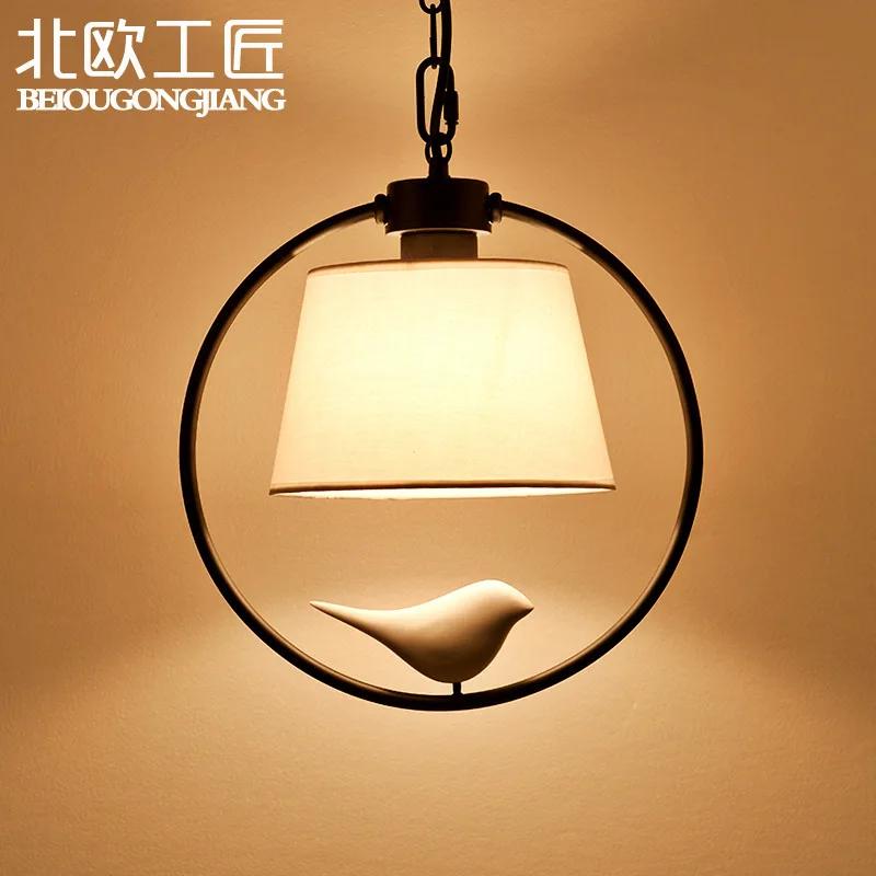 Birds Pendant Lights Vintage Lamp Resin Bird Fabric Lampshade For Kitchen Lighting Dining Room Retro Loft Pendant Lamp Shade
Birds Pendant Lights Vintage Lamp Resin Bird Fabric Lampshade For Kitchen Lighting Dining Room Retro Loft Pendant Lamp Shade
