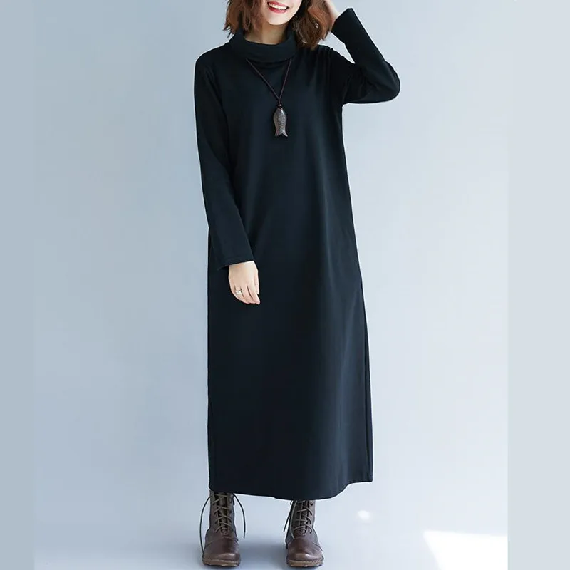 2022 Autumn Winter Knitting long Dress Korean Stand Collar Thicken Warm Velvet Dress Spring Turtleneck dress
2022 Autumn Winter Knitting long Dress Korean Stand Collar Thicken Warm Velvet Dress Spring Turtleneck dress