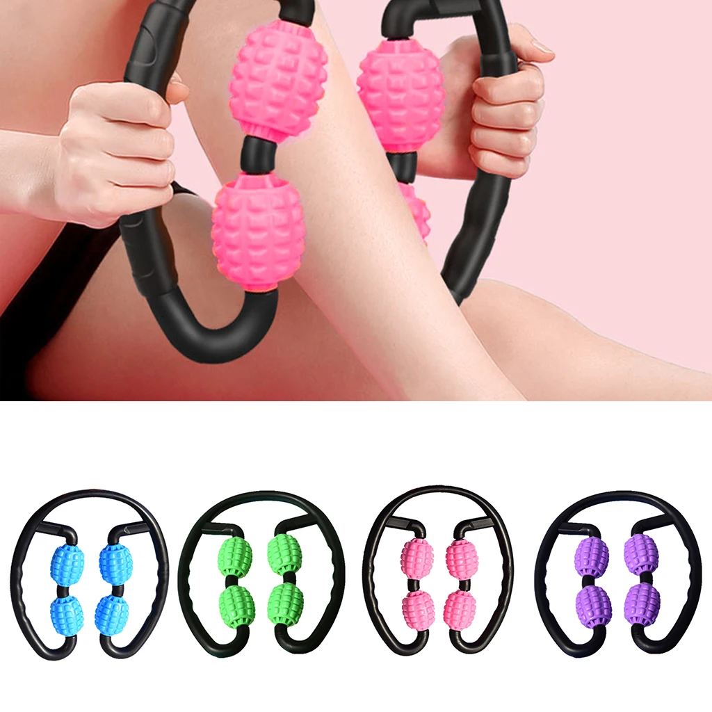 Fitness 4 Wheels Shaft Ring Leg Clamp Massager Muscle Relaxation Rolling Wheel Massage Calf Shaping Product for Yoga
Fitness 4 Wheels Shaft Ring Leg Clamp Massager Muscle Relaxation Rolling Wheel Massage Calf Shaping Product for Yoga