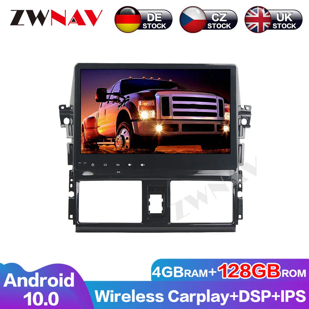 4G+128G ZWNAV Carplay Android 10 Car DVD Player For Toyota Yaris Vios 2013-2015 GPS Audio Stereo Multimedia Head unit Auto Radio
4G+128G ZWNAV Carplay Android 10 Car DVD Player For Toyota Yaris Vios 2013-2015 GPS Audio Stereo Multimedia Head unit Auto Radio