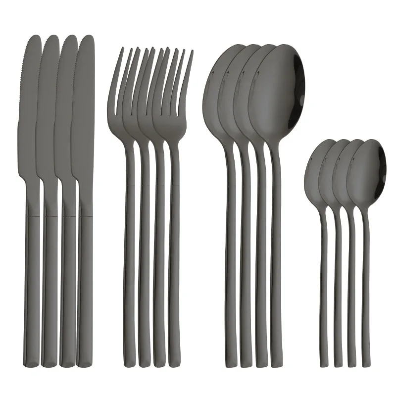 16pcs Gold Dinnerware Set Stainless Steel Tableware Set Knife Fork Spoon Luxury Cutlery Set Gift Box Flatware Dishwasher Safely
16pcs Gold Dinnerware Set Stainless Steel Tableware Set Knife Fork Spoon Luxury Cutlery Set Gift Box Flatware Dishwasher Safely