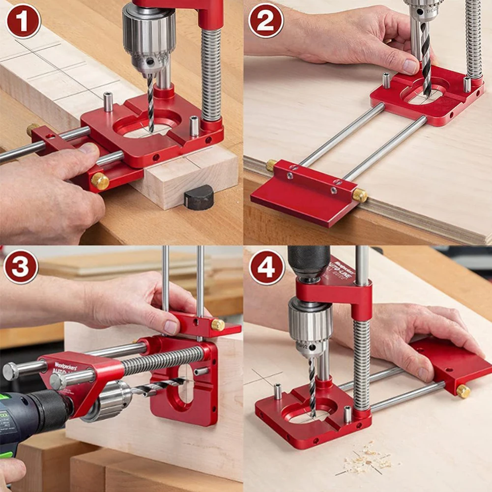 Woodworking Drill Locator Convenient Labor Saving Alloy Steel Woodworking Drilling Template Guide Tool For Home Dropshipping
Woodworking Drill Locator Convenient Labor Saving Alloy Steel Woodworking Drilling Template Guide Tool For Home Dropshipping