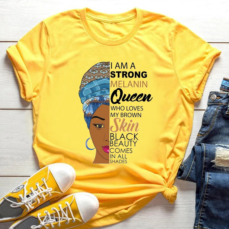Harajuku Fashion Feminist 90s Printed Women T-shirt Plus Size Yellow Short Sleeved Top Cool Black Girl Printed O-Neck Clothes
Harajuku Fashion Feminist 90s Printed Women T-shirt Plus Size Yellow Short Sleeved Top Cool Black Girl Printed O-Neck Clothes