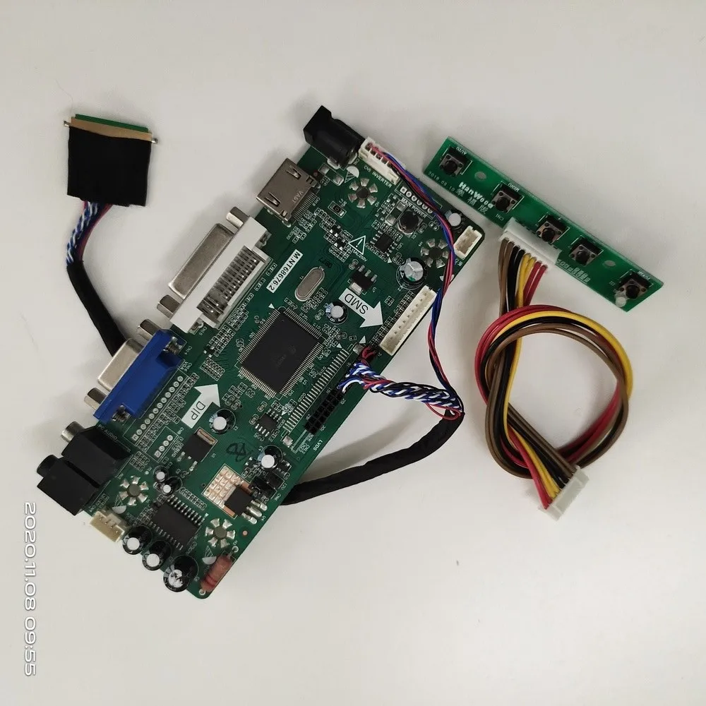 Kit for LTN101AT03-301/201/801/101/701/D01 1366x768 monitor HDMI-compatible+DVI+VGA Controller Board 40pin LCD LED Screen Panel
Kit for LTN101AT03-301/201/801/101/701/D01 1366x768 monitor HDMI-compatible+DVI+VGA Controller Board 40pin LCD LED Screen Panel