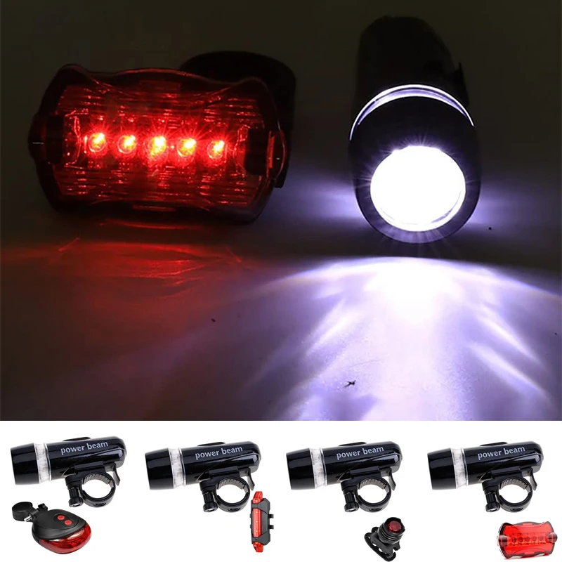 Waterproof Bicycle Front Back Light Set Tail light Road MTB Mountain Bike Rear Light Lamp Cycling Lantern Flashlight
Waterproof Bicycle Front Back Light Set Tail light Road MTB Mountain Bike Rear Light Lamp Cycling Lantern Flashlight