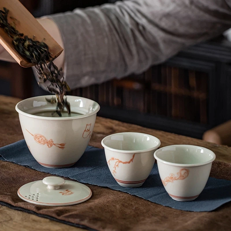 Quick Cup One Pot Two Cups Japanese Ceramic Complete Set Kung Fu Tea Set Set Portable Travel Tea for Two People
Quick Cup One Pot Two Cups Japanese Ceramic Complete Set Kung Fu Tea Set Set Portable Travel Tea for Two People