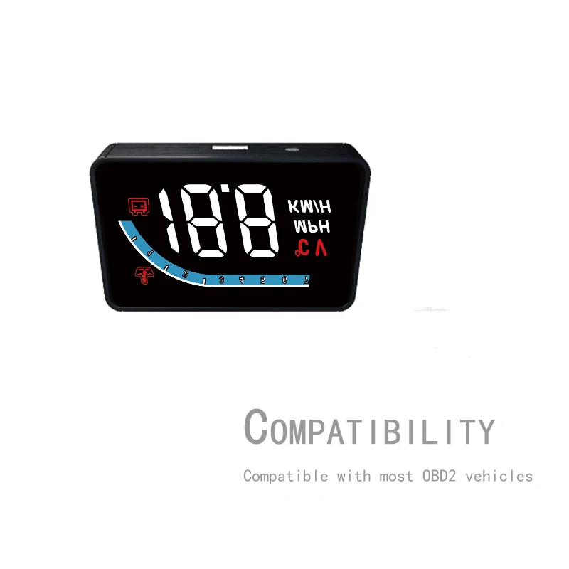 HUD Head-Up Display OBD2 OBDII Car-styling Hud Display Overspeed Warning Windshield Projector Alarm System Universal Auto L1
HUD Head-Up Display OBD2 OBDII Car-styling Hud Display Overspeed Warning Windshield Projector Alarm System Universal Auto L1