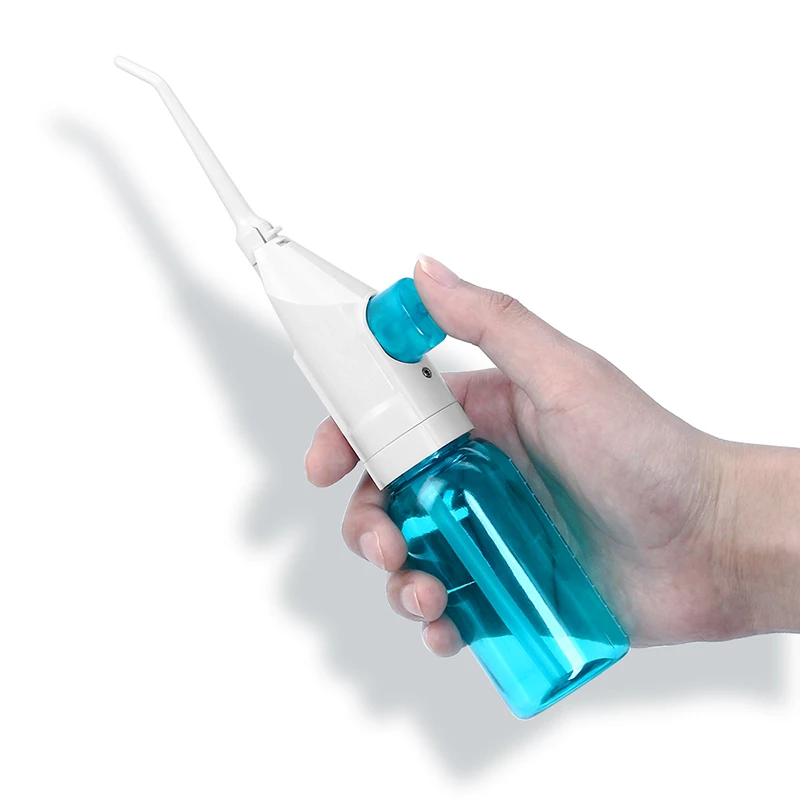

Teeth Cleaner Oral Irrigator Rinse Dental Irrigator 2 Tips Water Dental Flosser Simple Portable Nasal Irrigators Water 2 Jet