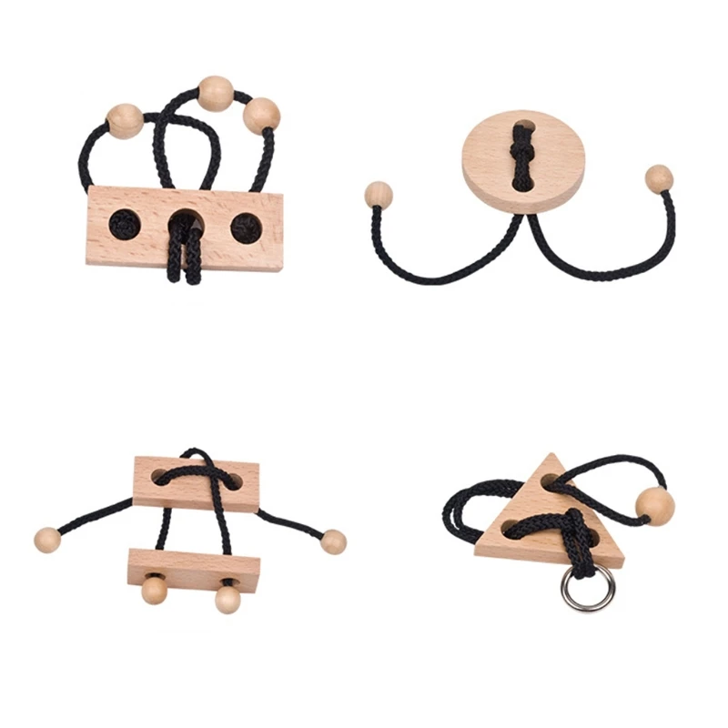 Butebuy Metal Wire Wood Puzzle Set IQ Mind Brain Teaser Link Unlock Interlock
Butebuy Metal Wire Wood Puzzle Set IQ Mind Brain Teaser Link Unlock Interlock