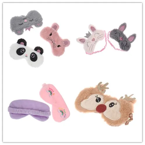 Plush Cute Grey Cat Long Ear Rabbit Elk Panda Eye Mask Sleeping Mask Eye Shade Cover Blindfold Eyepatch Travel Home Gift 
Plush Cute Grey Cat Long Ear Rabbit Elk Panda Eye Mask Sleeping Mask Eye Shade Cover Blindfold Eyepatch Travel Home Gift