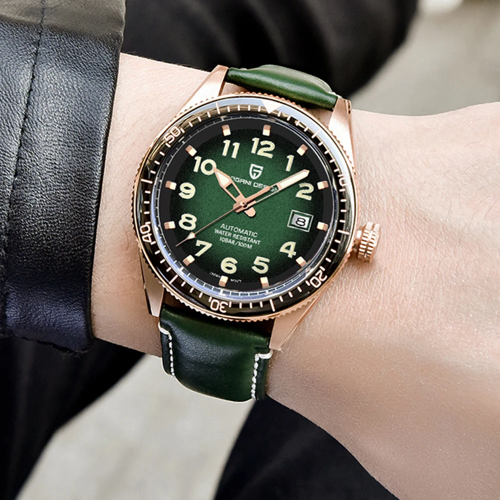 PAGANI Design 2020 Luxury Business Sport Mechanical Wristwatch Brand Men Watches Automatic leather 100M Waterproof Watch Men
PAGANI Design 2020 Luxury Business Sport Mechanical Wristwatch Brand Men Watches Automatic leather 100M Waterproof Watch Men