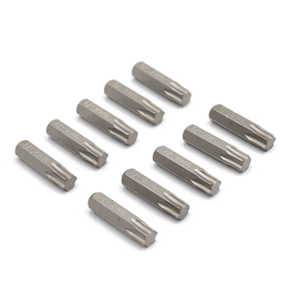 Kit Screwdriver Bit Repair Tools Set T40 Torx 1/4\" Hex Shank 10pcs 25mm 10* T40 Chrome Vanadium SteelScrewdriver Bits
Kit Screwdriver Bit Repair Tools Set T40 Torx 1/4\" Hex Shank 10pcs 25mm 10* T40 Chrome Vanadium SteelScrewdriver Bits