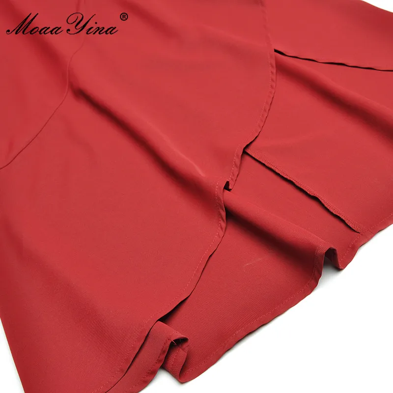 MoaaYina Fashion Designer dress Autumn Women's Dress Long Sleeve Belt Solid High Street Chiffon Asymmetrical Dresses
MoaaYina Fashion Designer dress Autumn Women's Dress Long Sleeve Belt Solid High Street Chiffon Asymmetrical Dresses