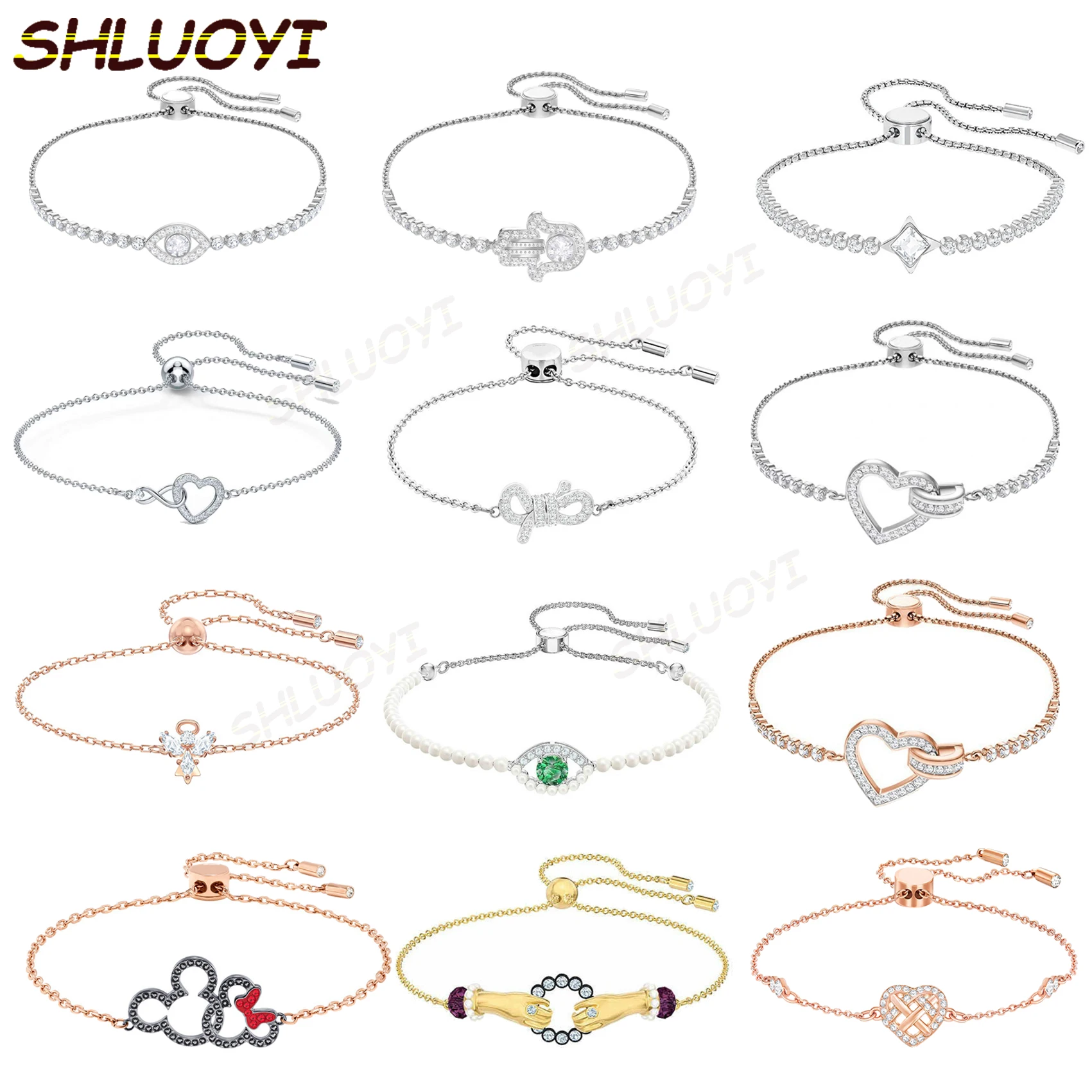 2020 fashion jewelry swa1: 1 exquisite love type. Magic eye palm. Love. Series charm women's Bracelet
2020 fashion jewelry swa1: 1 exquisite love type. Magic eye palm. Love. Series charm women's Bracelet