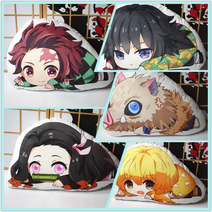 Игрушка-подушка с изображением рассекающего демонов, аниме игрушка Imetsu No Yaiba Kamado Tanjirou Nezuko Zenitsu, плюшевая кукла, двухсторонняя наволочка
Игрушка-подушка с изображением рассекающего демонов, аниме игрушка Imetsu No Yaiba Kamado Tanjirou Nezuko Zenitsu, плюшевая кукла, двухсторонняя наволочка