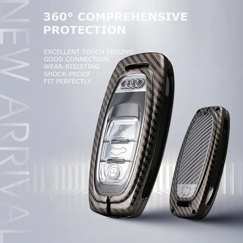 Car Key Case Cover Shell For Audi A6 A7 A8 A4 A5 B5 B6 Q7 TT R8 S5 Carbon Fiber Auto Smart Remote Protector Accessories Keychain
Car Key Case Cover Shell For Audi A6 A7 A8 A4 A5 B5 B6 Q7 TT R8 S5 Carbon Fiber Auto Smart Remote Protector Accessories Keychain