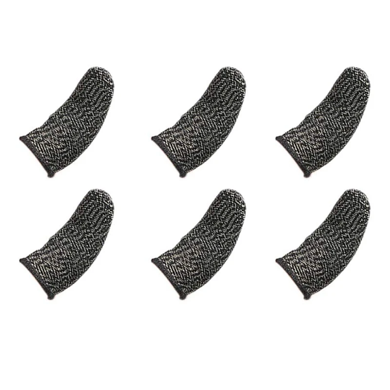 Finger Sleeves for Gaming Mobile Game Contact Screen Finger Cot Smooth Thin Anti-Sweat for PUBG Mobile Games(6 Pcs)
Finger Sleeves for Gaming Mobile Game Contact Screen Finger Cot Smooth Thin Anti-Sweat for PUBG Mobile Games(6 Pcs)