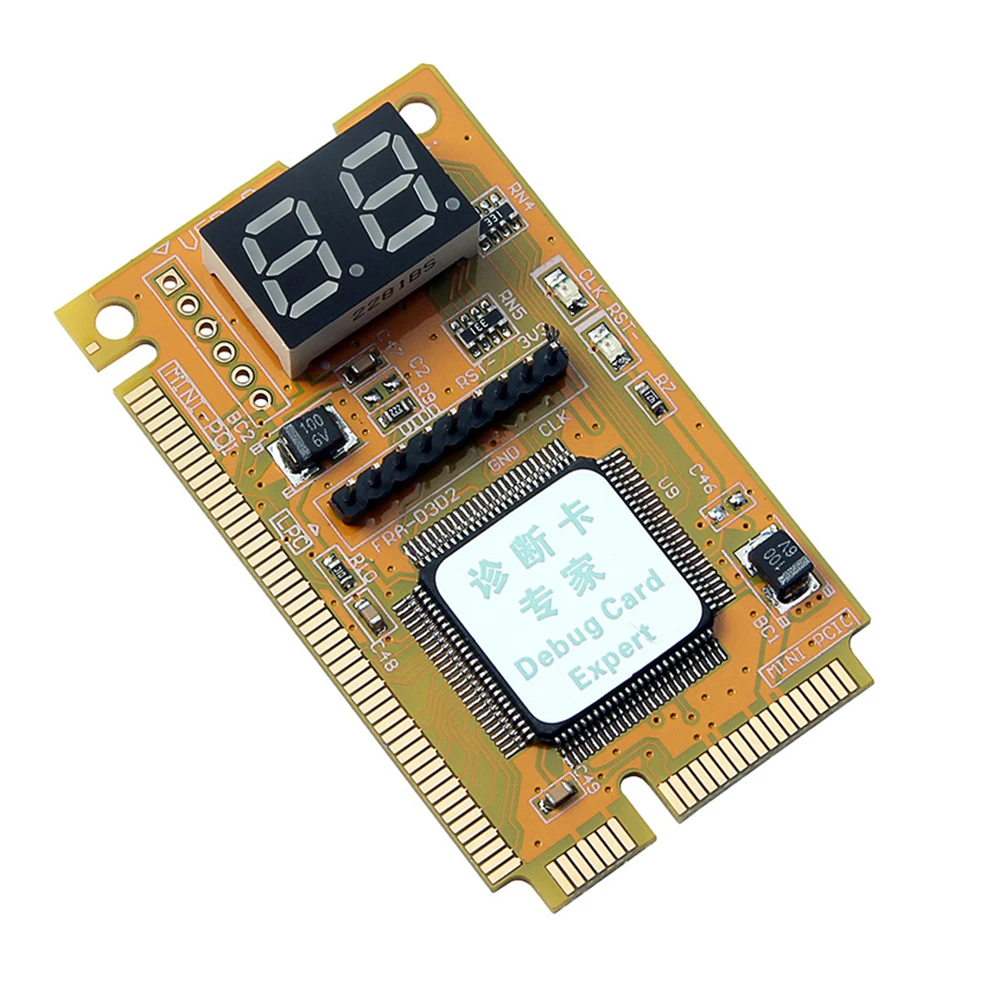 Laptop Diagnostic Card Repair Tool Mini PCI PCI-E LPC Tester Motherboard Analyzer Computer 2 Digit Stable PCB Debug Checker #920
Laptop Diagnostic Card Repair Tool Mini PCI PCI-E LPC Tester Motherboard Analyzer Computer 2 Digit Stable PCB Debug Checker #920