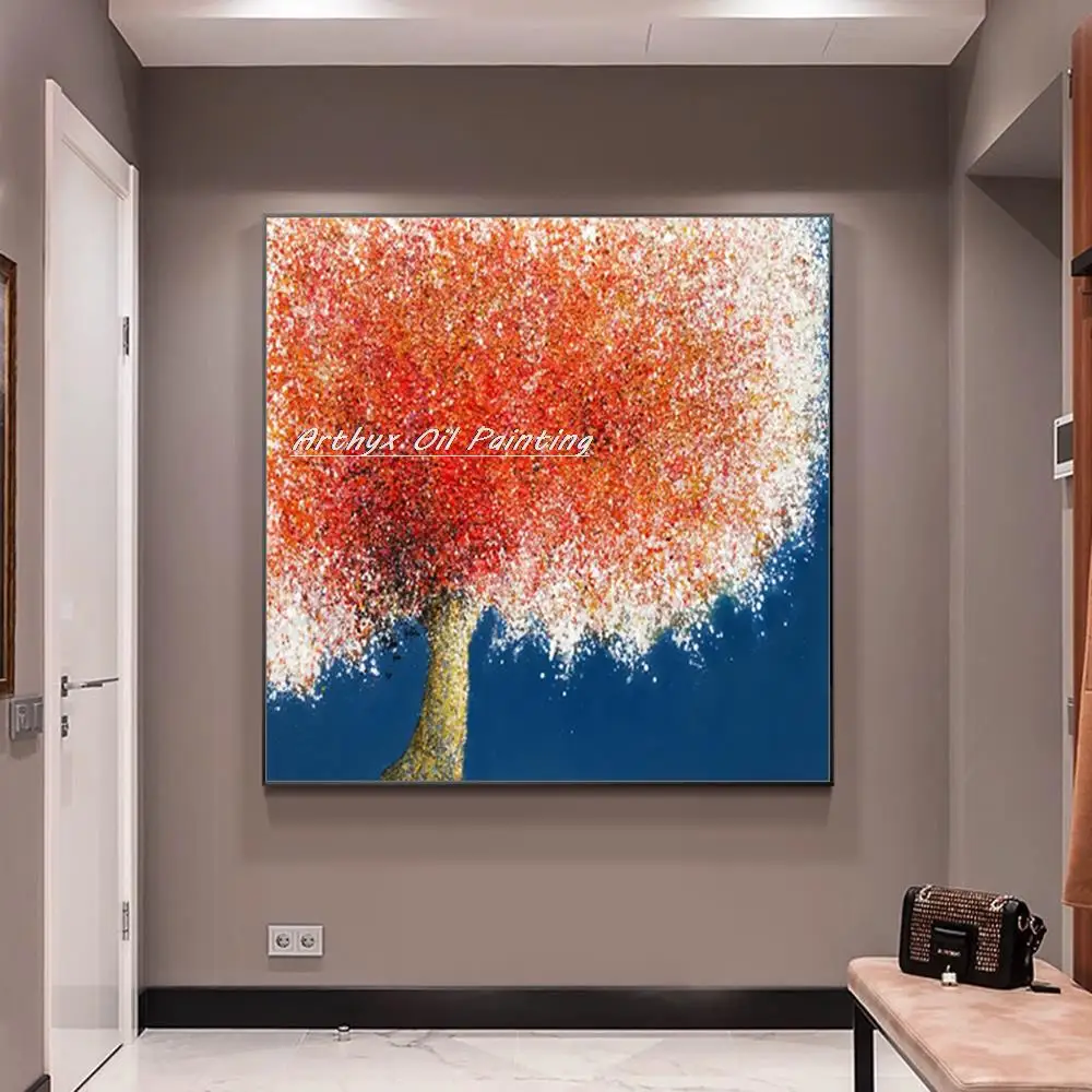 Arthyx Hand Painted Tree Flowers Oil Painting On Canvas Handmade Abstract Art Moderen Wall Picture For Living Bedroom Home Decor
Arthyx Hand Painted Tree Flowers Oil Painting On Canvas Handmade Abstract Art Moderen Wall Picture For Living Bedroom Home Decor