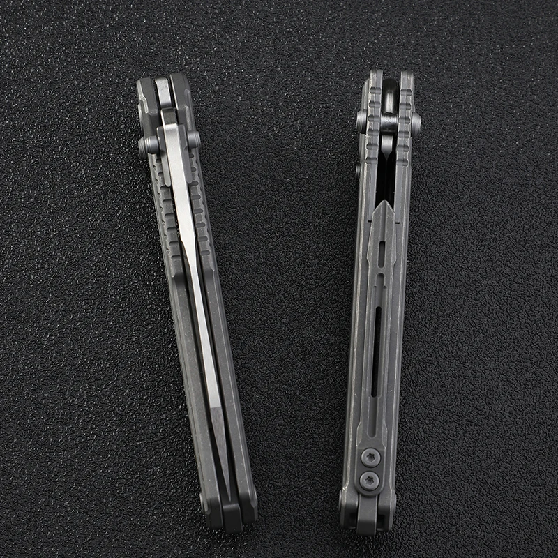 Maxace Heron S90V Steel Blade flipper Folding Knife Titanium Handle Outdoor Camping hunting Survival Knives EDC pocket Tools 
Maxace Heron S90V Steel Blade flipper Folding Knife Titanium Handle Outdoor Camping hunting Survival Knives EDC pocket Tools