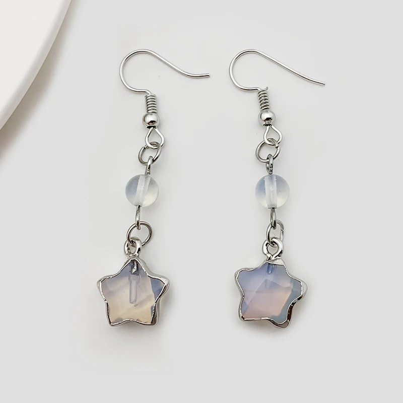 Fashion Sweet 2021 New Star Drop Earrings for Women Nature Stone Earring Long Wholesale Jewelry gift
Fashion Sweet 2021 New Star Drop Earrings for Women Nature Stone Earring Long Wholesale Jewelry gift