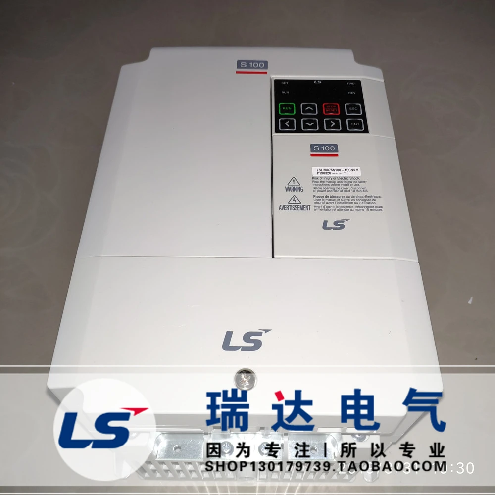 South Korea LG/LS power generation LSLV0075S100-4EONNM Lexing universal inverter 7.5KW brand new
South Korea LG/LS power generation LSLV0075S100-4EONNM Lexing universal inverter 7.5KW brand new