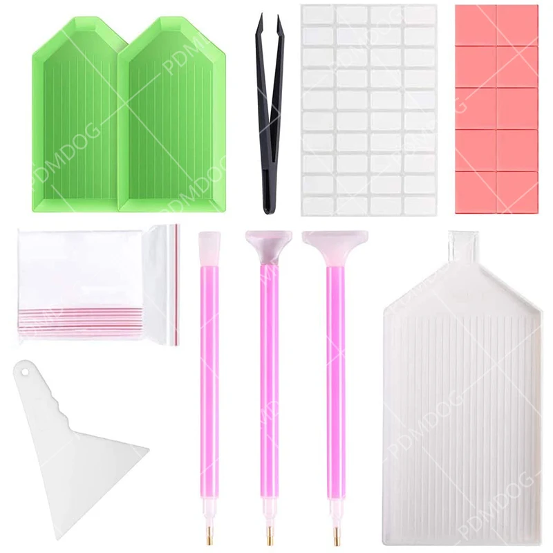 PDMDOG diamond embroidery Diamond mosaic tweezers / pen / glue / plastic tray set DIY diamond painting cross stitch accessories
PDMDOG diamond embroidery Diamond mosaic tweezers / pen / glue / plastic tray set DIY diamond painting cross stitch accessories