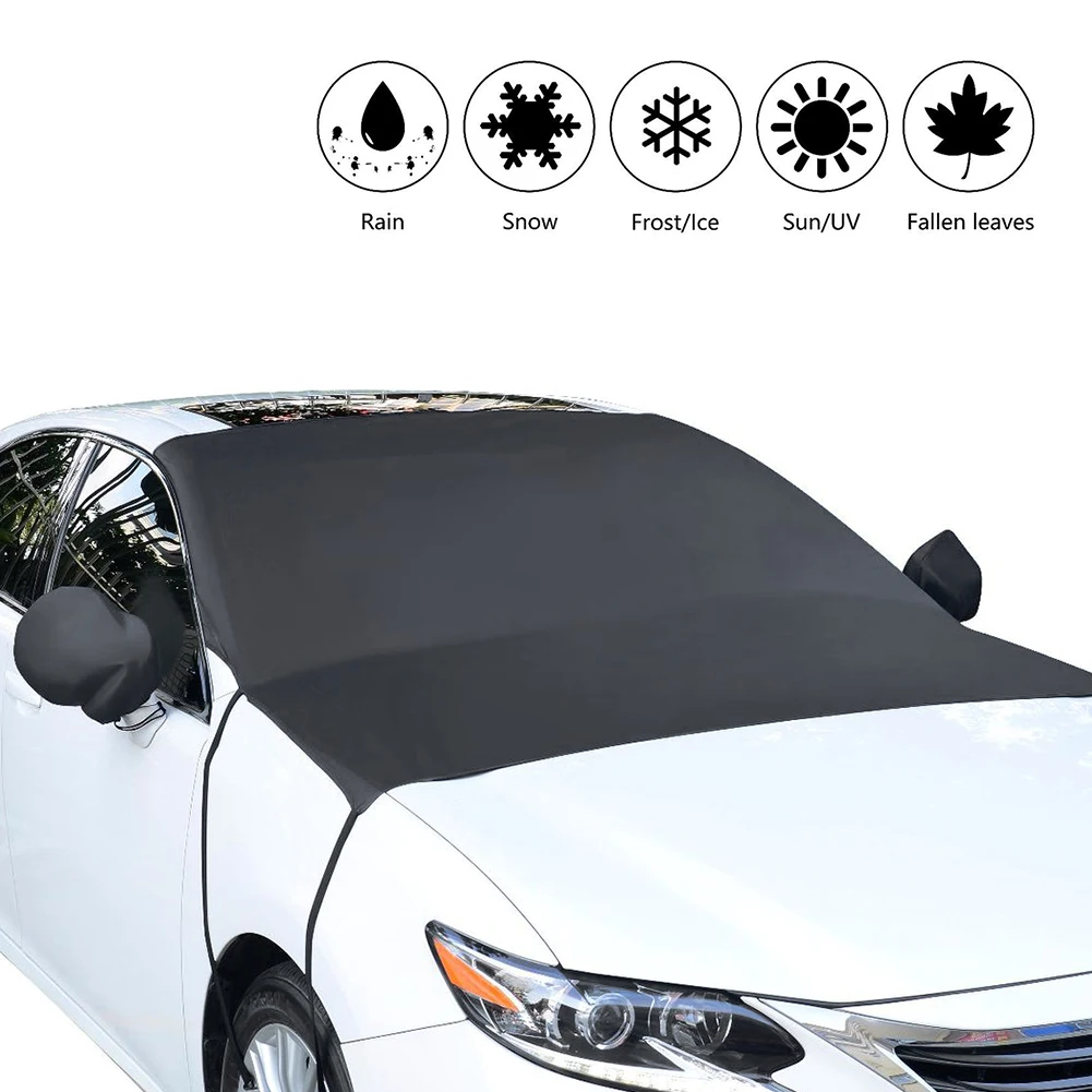 Car Windscreen Cover Anti-UV Windshield Protector with Two Mirror Covers Universal Waterproof Anti Snow Heat Wind Dust
Car Windscreen Cover Anti-UV Windshield Protector with Two Mirror Covers Universal Waterproof Anti Snow Heat Wind Dust