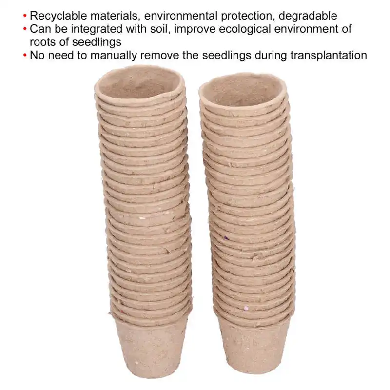 gardening tools Plastic 6cm Round Peat Pots Degradable Plant Seedling Nursery Cup Planting Accessory helium cylinder
gardening tools Plastic 6cm Round Peat Pots Degradable Plant Seedling Nursery Cup Planting Accessory helium cylinder