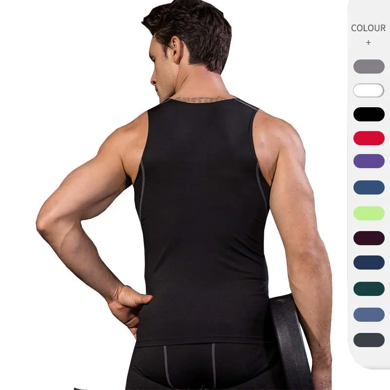 2021 New Men Running T Shirt Fitness Tight Sleeveless Sport tshirt Training Jogging Shirts Gym Sportswear Quick Dry
2021 New Men Running T Shirt Fitness Tight Sleeveless Sport tshirt Training Jogging Shirts Gym Sportswear Quick Dry