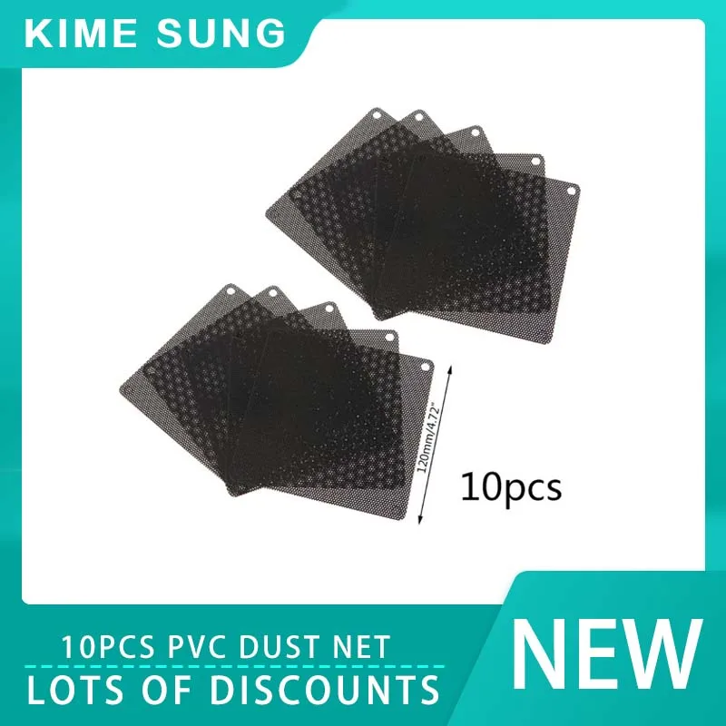 New High quality PVC Fan Dust Filter PC Dustproof Case Cuttable Computer Mesh Cover Black 10PCS 120MM
New High quality PVC Fan Dust Filter PC Dustproof Case Cuttable Computer Mesh Cover Black 10PCS 120MM