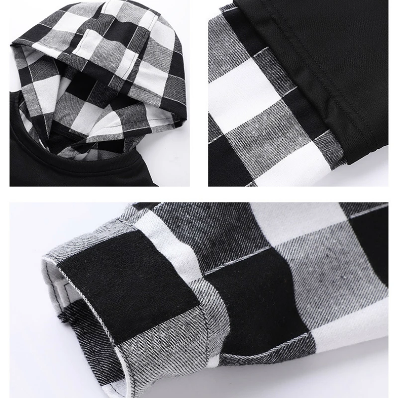 Spring Autumn Male Hoodies Long Sleeve with Nood Fake Two Piece Casual Slim Plaid Men Sweatshirts Streetwear Outerwear Plus Size
Spring Autumn Male Hoodies Long Sleeve with Nood Fake Two Piece Casual Slim Plaid Men Sweatshirts Streetwear Outerwear Plus Size