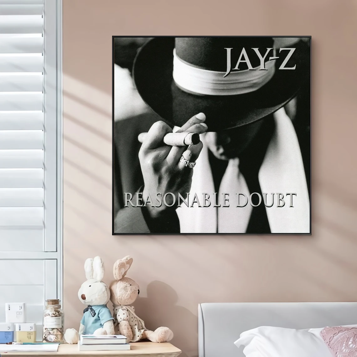JAY-Z Reasonable Doubt Music Album Cover Canvas Poster Rap Star Pop Rock Singer Wall Painting Art Decoration (No Frame)
JAY-Z Reasonable Doubt Music Album Cover Canvas Poster Rap Star Pop Rock Singer Wall Painting Art Decoration (No Frame)