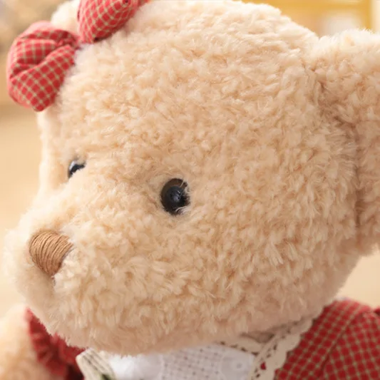 45cm 2pcs/set Couple Teddy Bear Plush Toys Kawaii Stuffed Doll With Plaid Clothe Best Birthday Gift Christmas for Boy Girls
45cm 2pcs/set Couple Teddy Bear Plush Toys Kawaii Stuffed Doll With Plaid Clothe Best Birthday Gift Christmas for Boy Girls