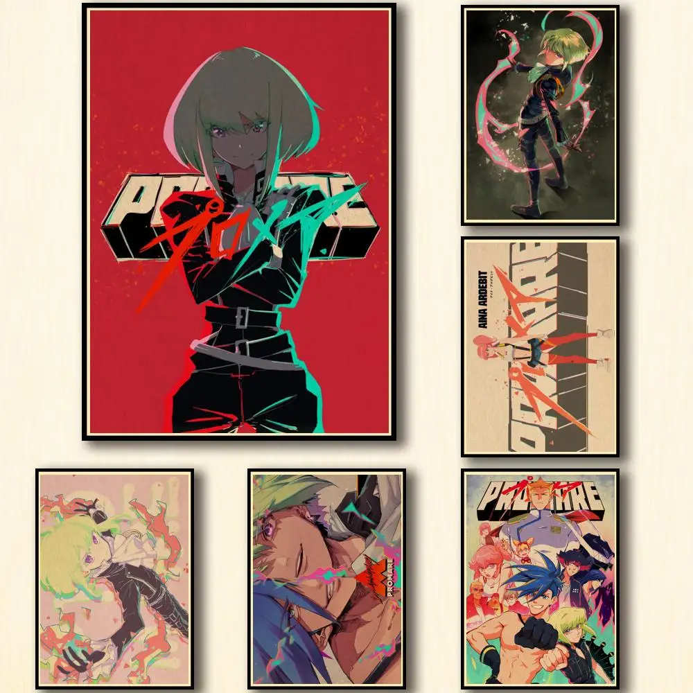 50 Designs Anime PROMARE Kraftpaper Poster Artwork Fancy Wall Sticker for Coffee House Bar
50 Designs Anime PROMARE Kraftpaper Poster Artwork Fancy Wall Sticker for Coffee House Bar