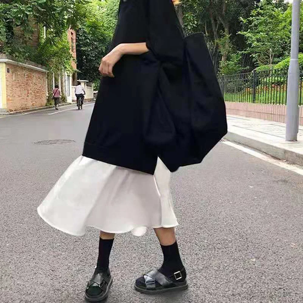 Dress Summer Plus Size Loose Patchwork Korean Fashion Maternity Causal Women's Clothes Short Sleeve T-shirt Pullover Dresses 
Dress Summer Plus Size Loose Patchwork Korean Fashion Maternity Causal Women's Clothes Short Sleeve T-shirt Pullover Dresses