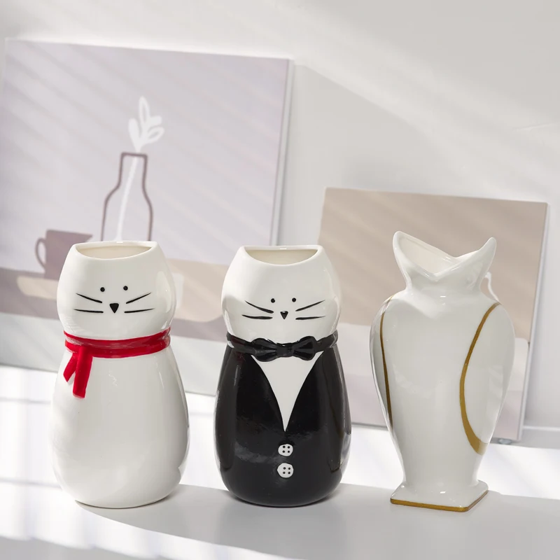 Vases Nordic Ceramic Creativity Cat Home Decoration Accessories For Living Room декор дома ваза для декора горшок для цветов
Vases Nordic Ceramic Creativity Cat Home Decoration Accessories For Living Room декор дома ваза для декора горшок для цветов