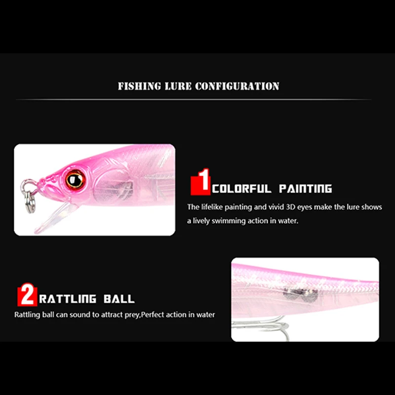 Fishing Lure 2021 Minnow Hard Metal Bait Weights10.2g Bionic Decoy Artificial Whopper Baits Saltwater Lures For Carp Fish Tackle
Fishing Lure 2021 Minnow Hard Metal Bait Weights10.2g Bionic Decoy Artificial Whopper Baits Saltwater Lures For Carp Fish Tackle