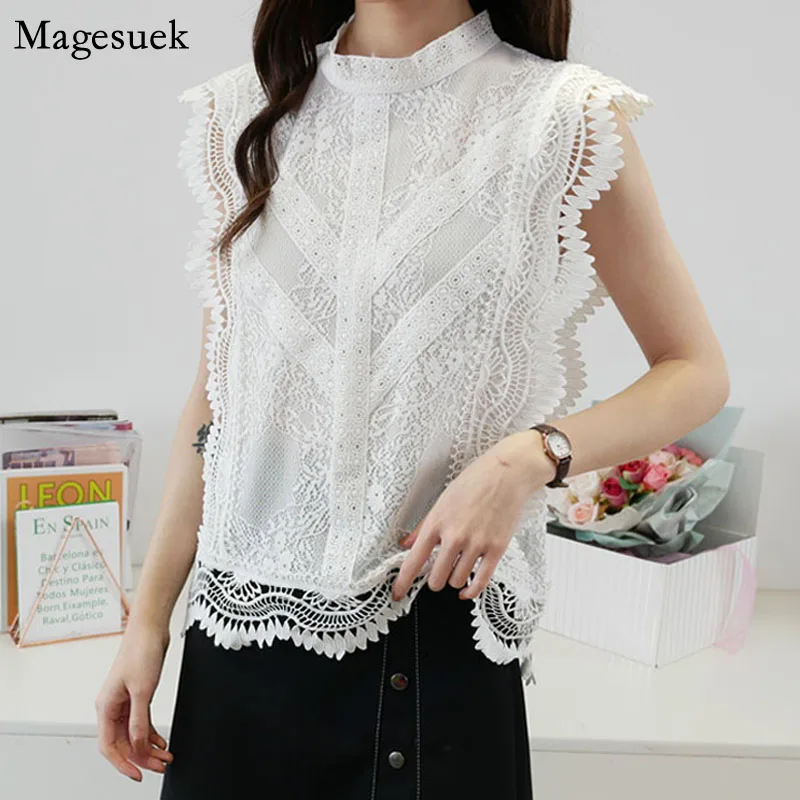 Plus Size M-4XL Lace Tops 2021 Summer Sleeveless Ruffles Blouse Women Hollow Blusas Sexy Shirts Elegant Ladies Top Clothes 14733
Plus Size M-4XL Lace Tops 2021 Summer Sleeveless Ruffles Blouse Women Hollow Blusas Sexy Shirts Elegant Ladies Top Clothes 14733