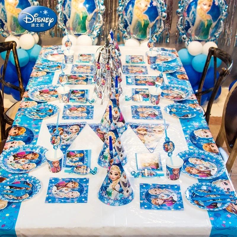 Elsa and Anna Princess Snow Queen Theme Birthday Party Decorations Kids Girl Cup Plate Party Supplies Decoration Tableware Set
Elsa and Anna Princess Snow Queen Theme Birthday Party Decorations Kids Girl Cup Plate Party Supplies Decoration Tableware Set