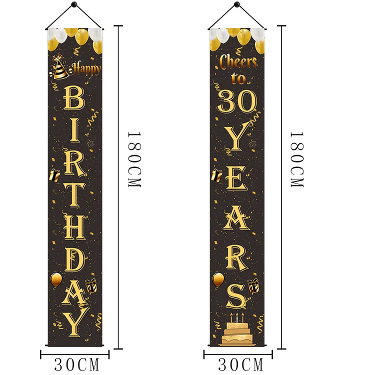 Black Stamping Gold 30 Years Birthday Banner Meet 30th Garlands Cheer 30 Happy Birthday Party Decor Thirtieth Birthday Door Flag
Black Stamping Gold 30 Years Birthday Banner Meet 30th Garlands Cheer 30 Happy Birthday Party Decor Thirtieth Birthday Door Flag