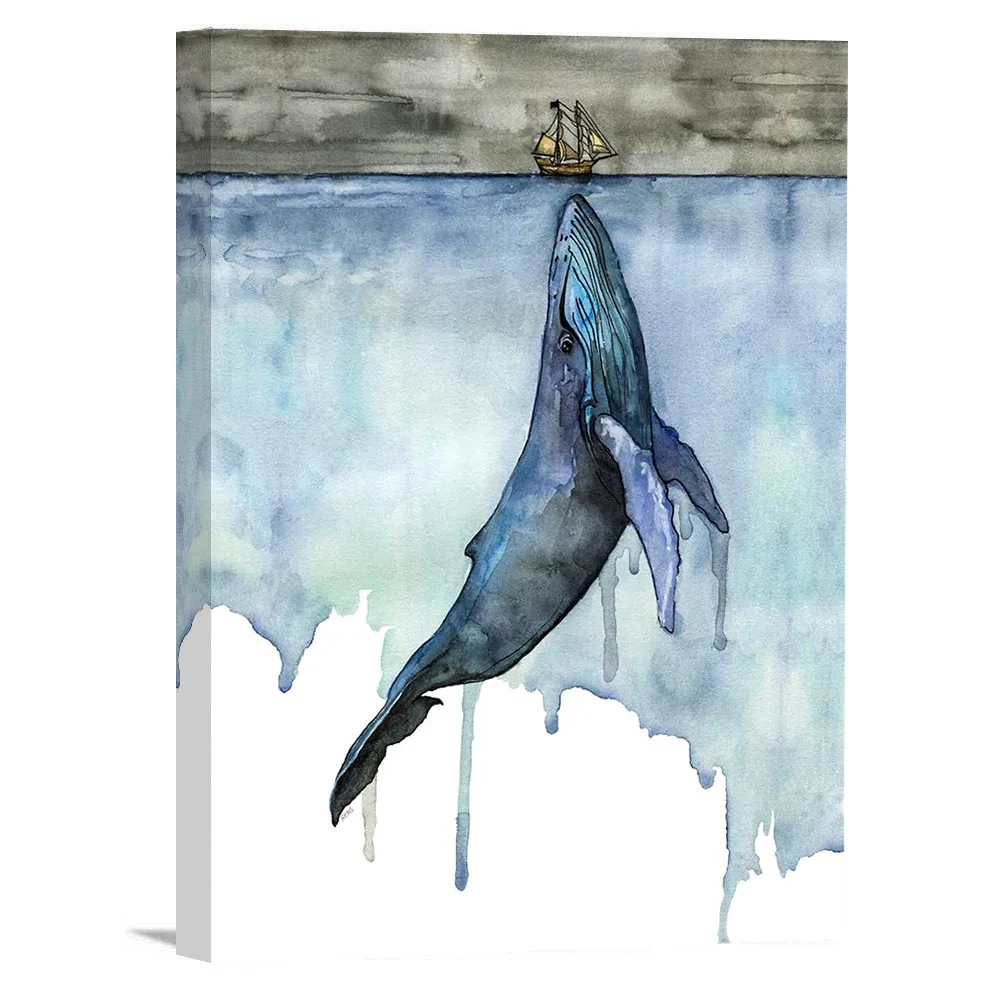 Modern Cartoon Watercolor Whale And Boat Painting HD Printed Large Canvas Poster For Interior Kids Room Wall Art Decor Prints
Modern Cartoon Watercolor Whale And Boat Painting HD Printed Large Canvas Poster For Interior Kids Room Wall Art Decor Prints