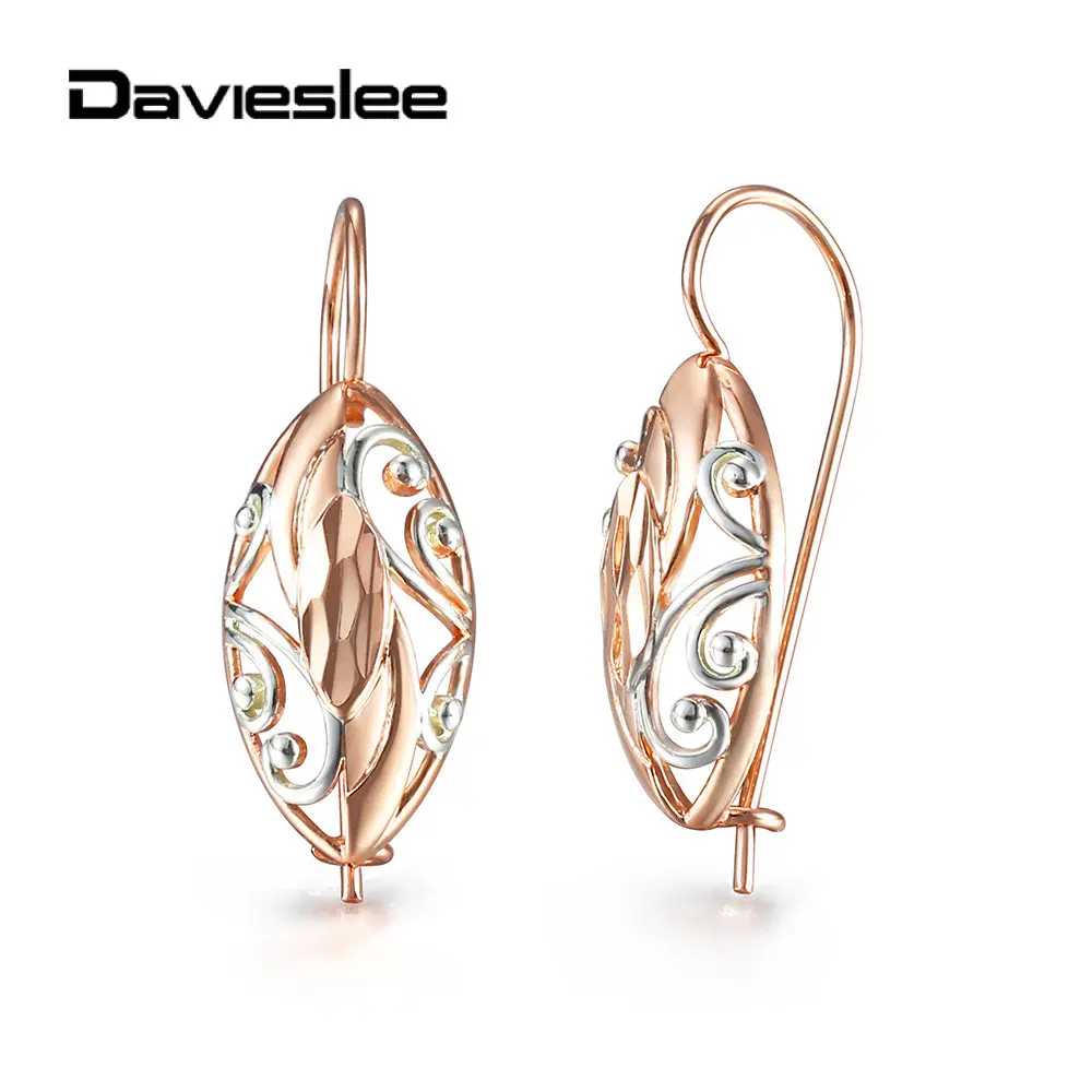 Davieslee White Color Oval Earrings for Women Girls 585 Rose Gold Color Dangle Earrings Birthday Party Jewelry Gift DGE275
Davieslee White Color Oval Earrings for Women Girls 585 Rose Gold Color Dangle Earrings Birthday Party Jewelry Gift DGE275