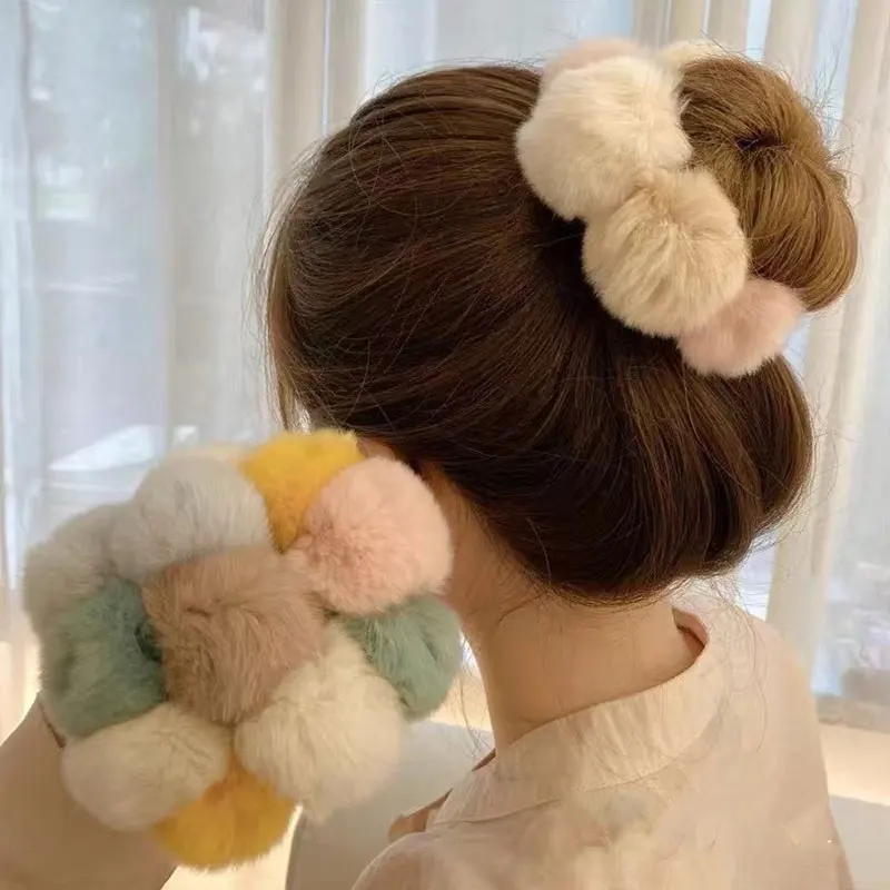 Ins Style All-matched Beautiful Head Rope Two-color Korean Style Hair Accessories Lovely Plush Large Intestine Hair Ring
Ins Style All-matched Beautiful Head Rope Two-color Korean Style Hair Accessories Lovely Plush Large Intestine Hair Ring