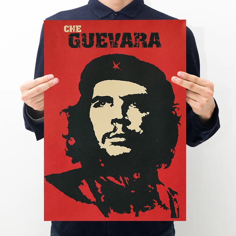 Room decoration celebrity Che Guevara retro kraft poster wall sticker bar bedroom decoration painting
Room decoration celebrity Che Guevara retro kraft poster wall sticker bar bedroom decoration painting