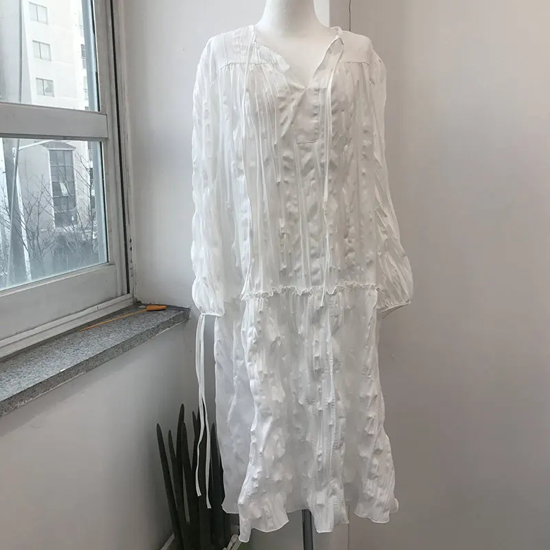 HziriP 2019 Palace Chic Women Cute Ruffles Pleated High Waist Women Elegant Autumn A-Line Sweet Solid Fashion Long Dresses
HziriP 2019 Palace Chic Women Cute Ruffles Pleated High Waist Women Elegant Autumn A-Line Sweet Solid Fashion Long Dresses