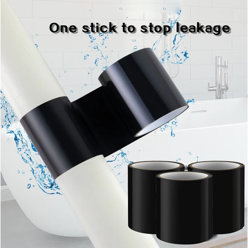 150x10cm Super Strong Fiber Waterproof Tape Stop Leaks Seal Repair Tape Performance Self Fix Tape Fiberfix Adhesive duct tape
150x10cm Super Strong Fiber Waterproof Tape Stop Leaks Seal Repair Tape Performance Self Fix Tape Fiberfix Adhesive duct tape