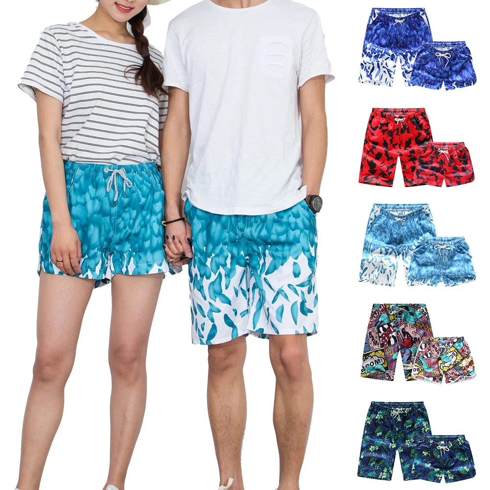 Couple shorts Tropical Hawaiian Beach Shorts Drawstring Floral Printed Quick Dry Casual Loose Pants Summer Beach Shorts New Hot
Couple shorts Tropical Hawaiian Beach Shorts Drawstring Floral Printed Quick Dry Casual Loose Pants Summer Beach Shorts New Hot